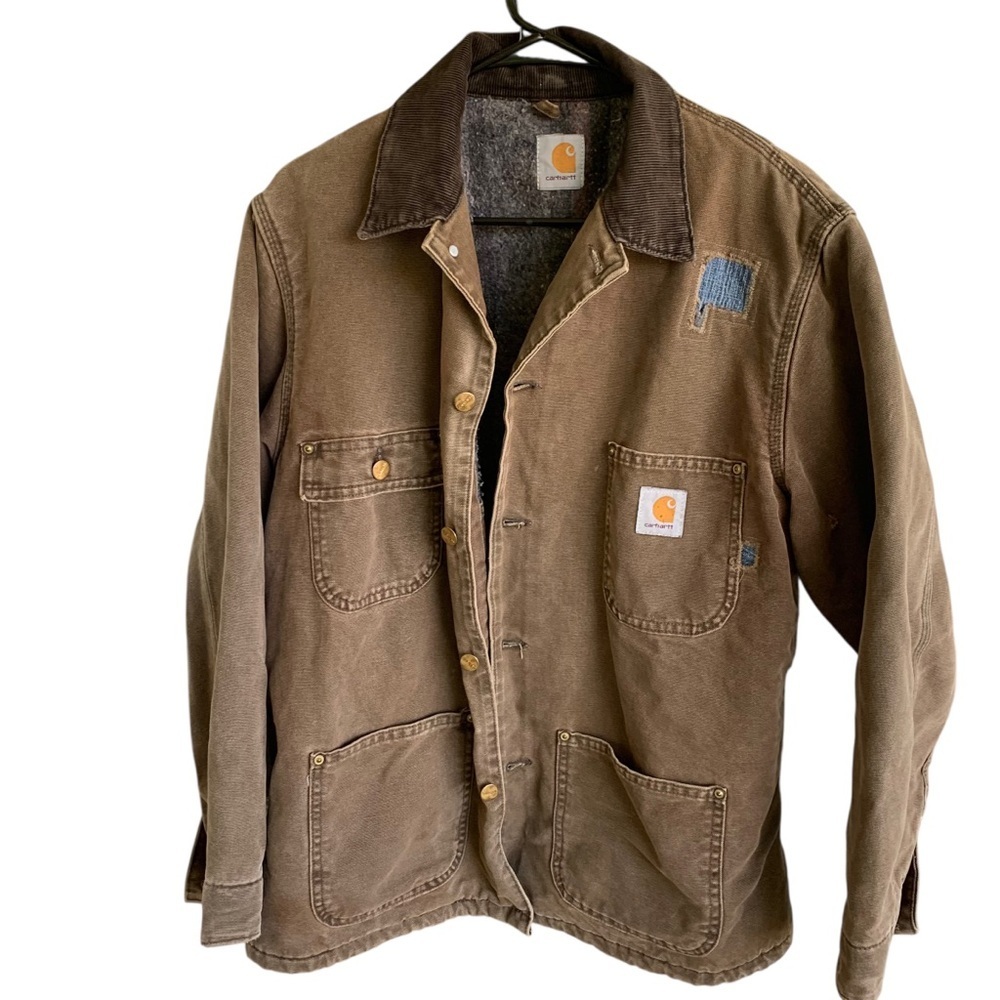 Vintage Carhartt Men's Jacket CB1082 Work Coat Blanket Lined Size XL - Picture 4 of 11